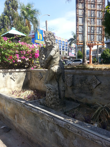 Lioness on Pedestal