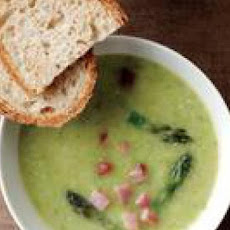 Creamy Asparagus-and-Ham Soup