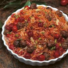 Rice with Sour Cherries (Albalu polow) Recipe