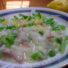 Risotto With Peas and Prosciutto