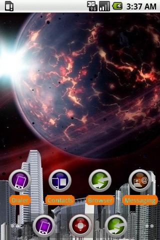 Flying Planet [SQTheme] ADW