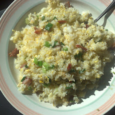 Bacon, Egg and Mushroom Fried Rice