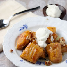 Sweet potato breakfast gnocchi