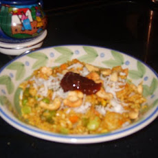 Curried Shrimp With Brown Rice
