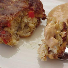Crab Cakes With Whole Grain Mustard Remoulade