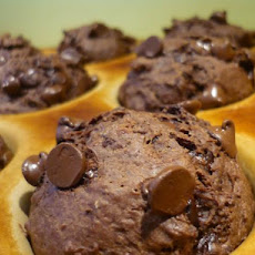 Easy Devils Food Chocolate Muffins