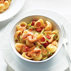 Conchiglie with Shrimp, Roasted Tomatoes, and Pimenton