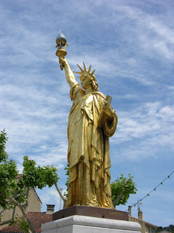 Statue of Liberty, Saint-Cyr-sur-Mer
