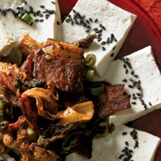 Andrea Nguyen's Tofu with Kimchi and Pork Belly