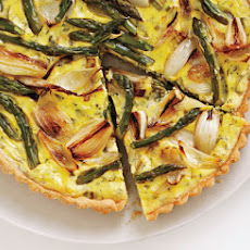 Savory Spring Vegetable and Goat Cheese Tart