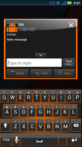 【免費個人化App】GO SMS Clean Orange Theme-APP點子