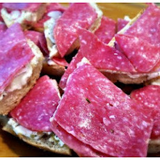 Fresh Radish Baguette with Genoa Salami