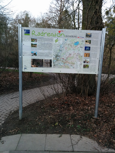 Hinweistafel Radregion Bückeburg