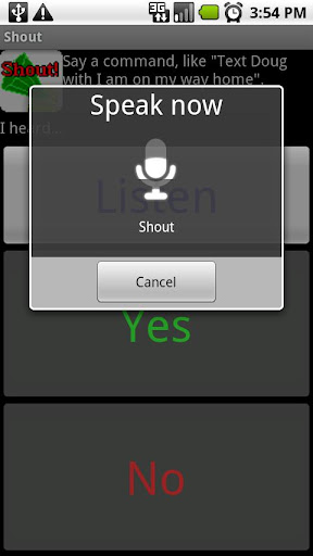 Shout 1.5- Hands Free Texting