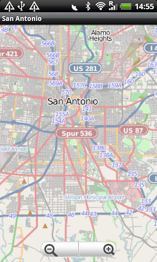 San Antonio Street Map