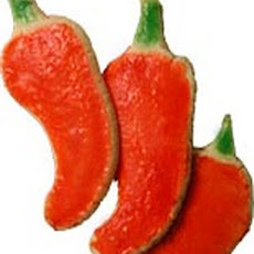 Chile Pepper Christmas Cookies