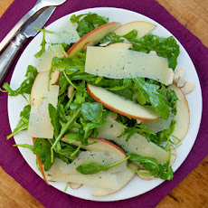 Serious Salads: Arugula, Apples and Manchego in Cider Vinaigrette