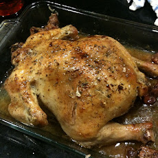 Roast Chicken with Spiced Yogurt