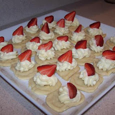 Elegant Mascarpone Topped Sugar Cookies (Deceivingly Easy)