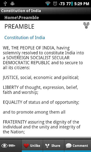 【免費書籍App】Constitution of India-APP點子