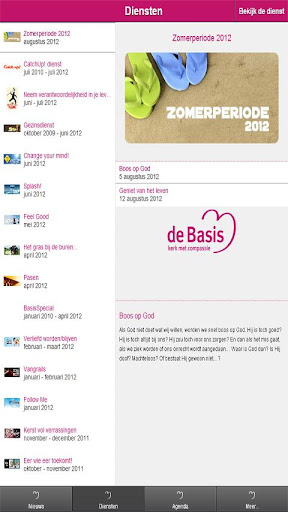 De Basis voor Tablet