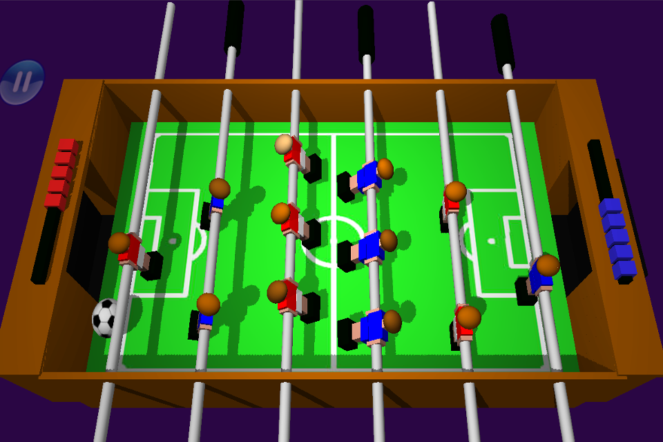 Android application Table Football, Soccer 3D screenshort