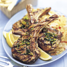 Grilled Lemon-Parsley Veal Chops