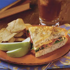 Warm Prosciutto-Stuffed Focaccia