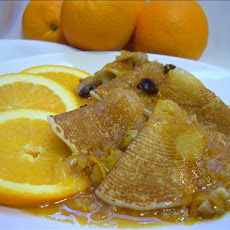 Orange Walnut Pancakes