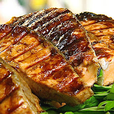 Grilled Salmon with Chinese Barbeque Sauce