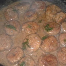 Polish Veal Balls With Dill