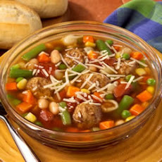 Easy Meatball Minestrone