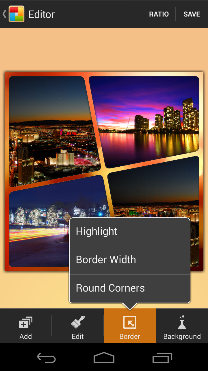 Android application KD Collage Pro screenshort