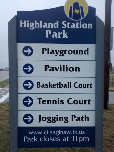 Highland Station Park Entrance 