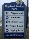 Highland Station Park Entrance 
