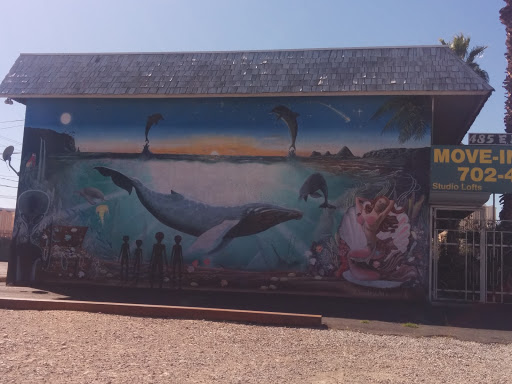 Alien Whale Mural
