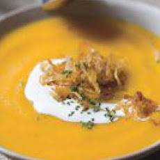 Roasted Garlic and Butternut Squash Soup