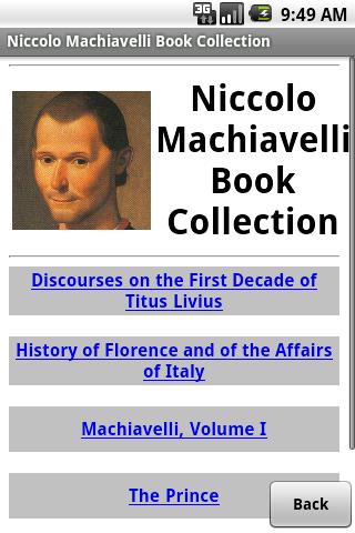 Niccolo Machiavelli Collection