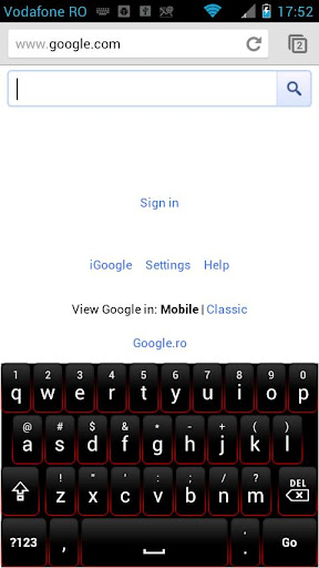 Glossy Red Keyboard Skin HD