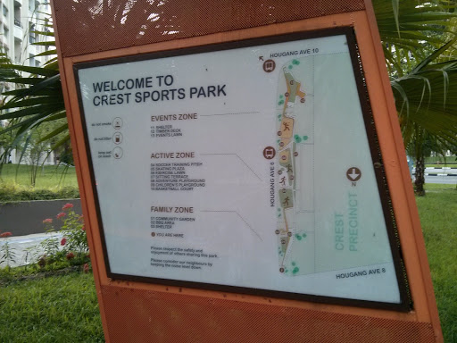 Welcome to Crest Sports Park Signage   