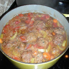 German Bavarian Meatball Stew