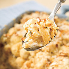 Cauliflower Gratin With Almond Crust