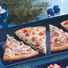 Blue Cheese Appetizer Pizza Recipe