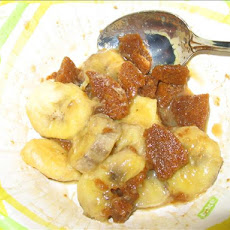 Über-Quick Banoffee Pudding / Dessert