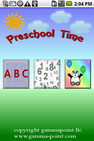 Preschool Time