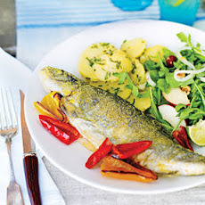Pan-fried Trout with Smoked Salmon