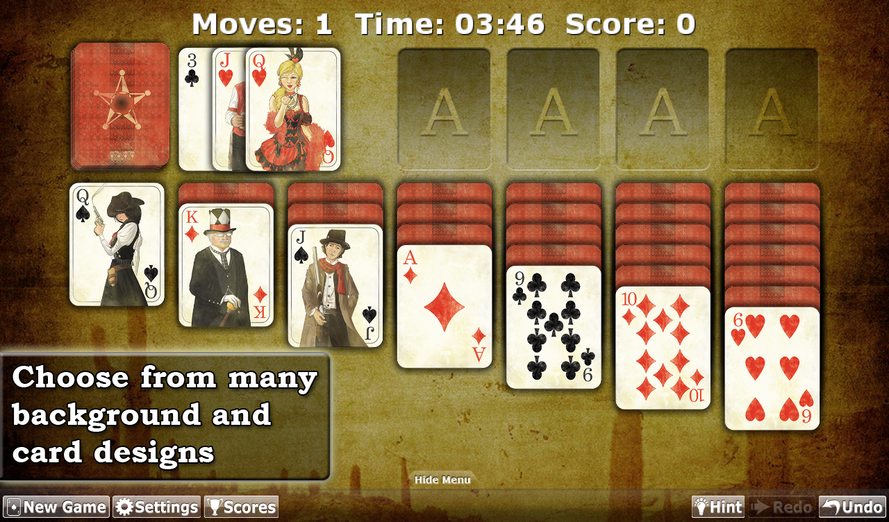 Android application Solitaire Double-Deck HD screenshort