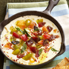 Baked Ricotta with Roasted Garlic and Tomatoes