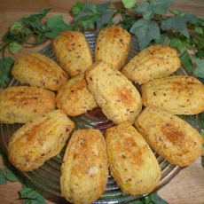 Cornbread Madeleines With Leeks and Pecans