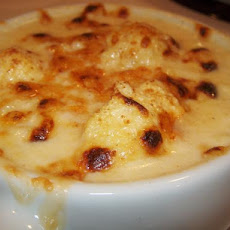 Baked Cauliflower Cheese Soup